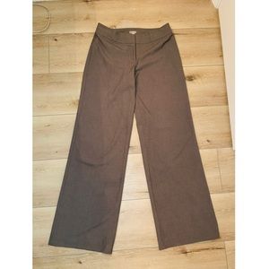J Jill Taupe WIDE LEG Dress Pants SZ 10 Tall STRETCH